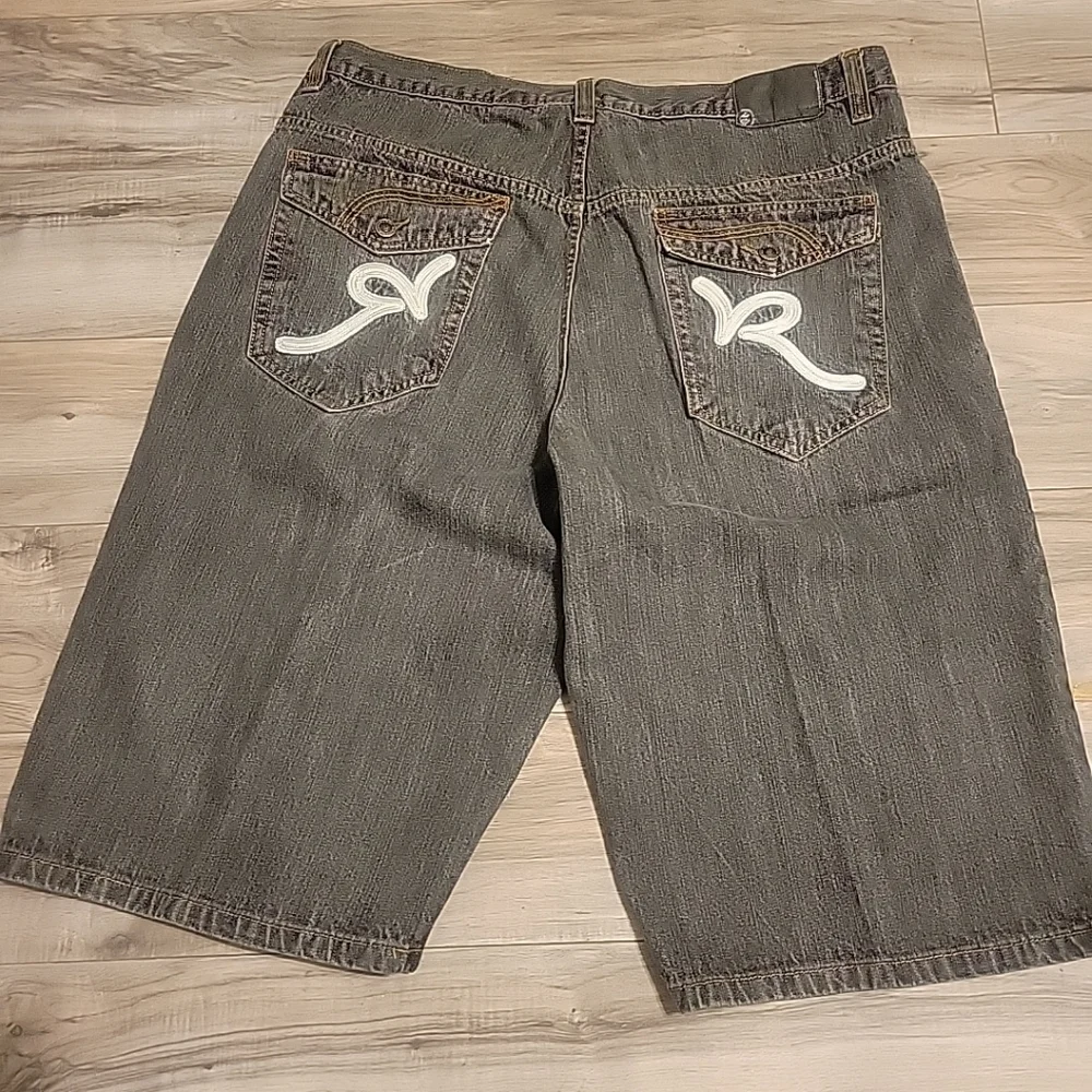 Rocawear Jean Short 42 (Actual 40) Mens Baggy Hip Hop Skate Y2K Vtg 106830.
